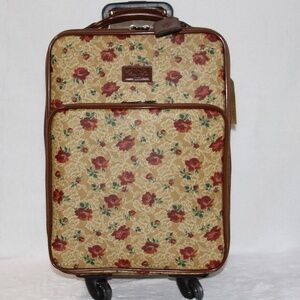 Patricia Nash Vettore Trolley Travel Luggage Suitcase Western Lace NWT